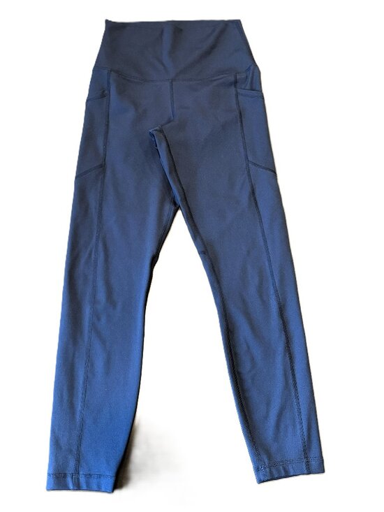 Yogalicious Pants - Yogalicious Lux Women's Small Navy Yoga Pants Athletic Leggings with Pockets